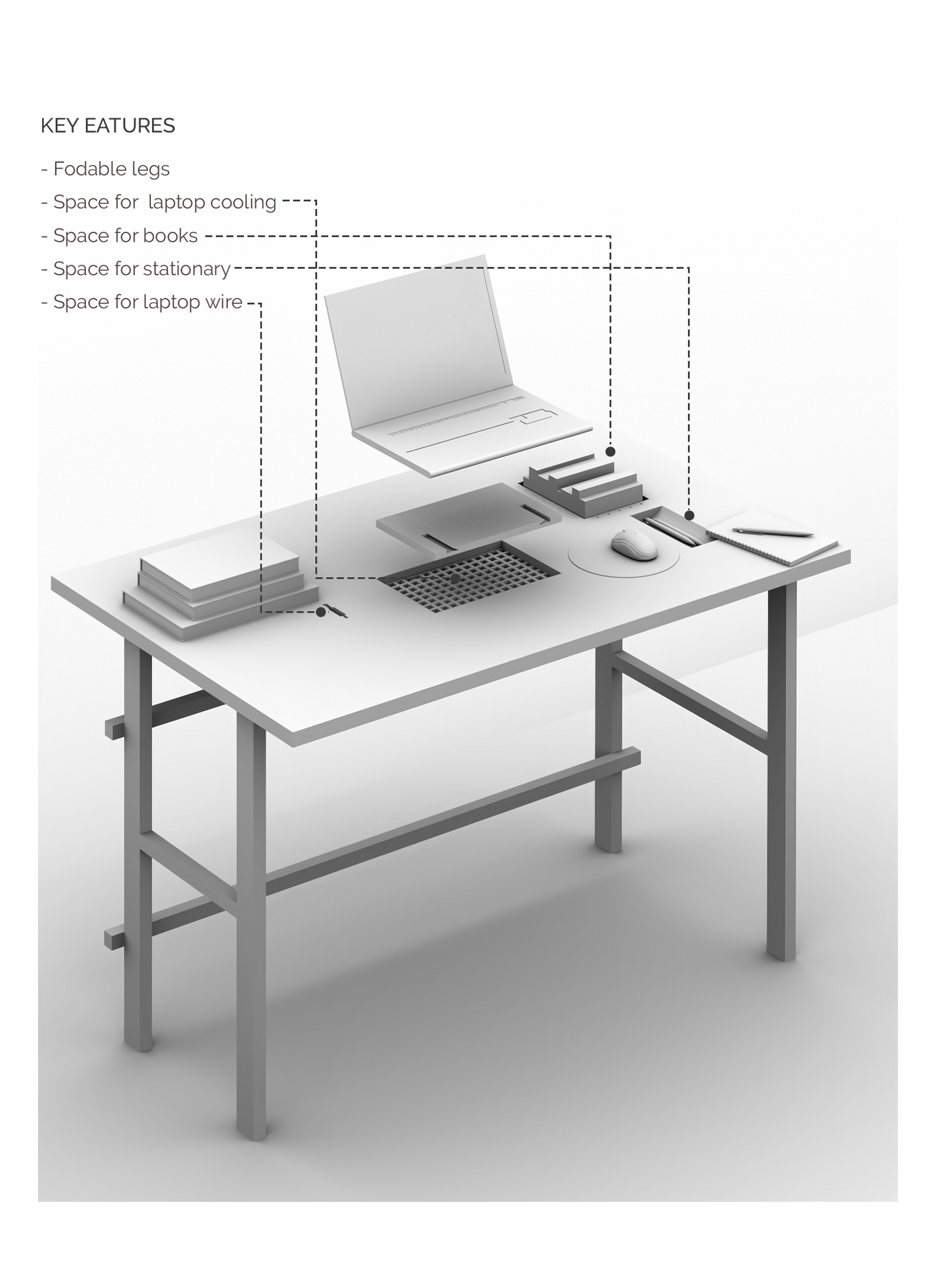 Multifunctional table design 1